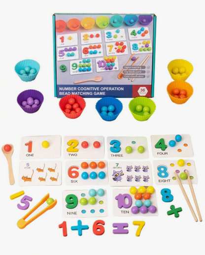 Juego De Matemáticas Montessori Niños