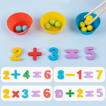 Juego De Matemáticas Montessori Niños