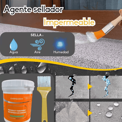 Adhesivo Impermeable 300gr + Una Brocha de regalo. Envió gratis por tiempo limitado