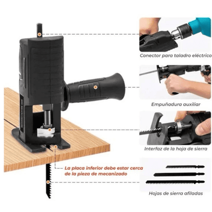 Adaptador De Sierra Para Taladro